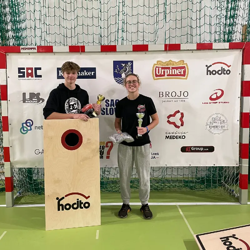 Finále cornhole turnaja začiatočníkov SAC Slovak Open